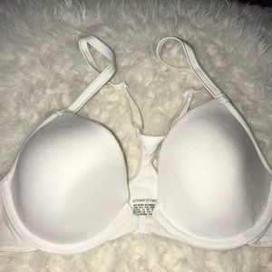 White Razorback Bra